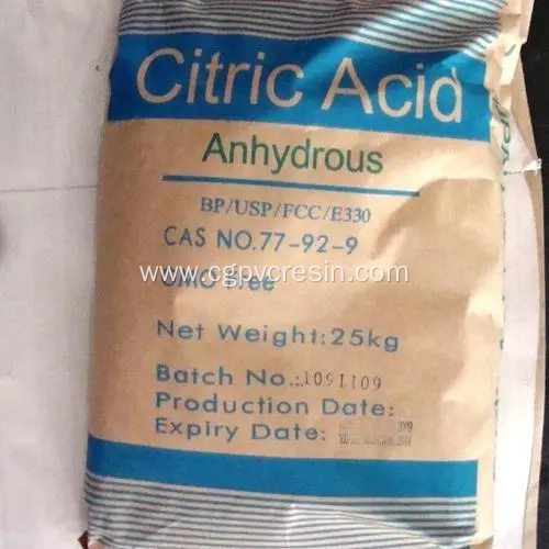 Citric Acid Monohydrate As Cleaning And Chelating Agent